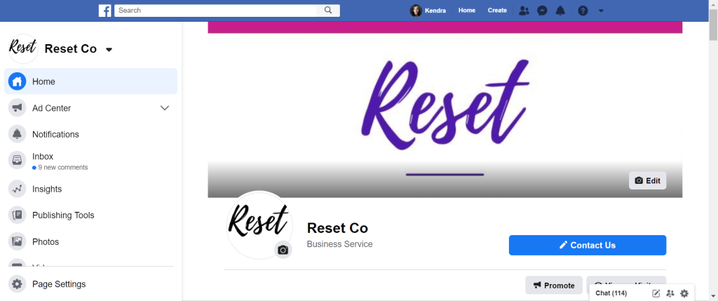 New Facebook layout 2020